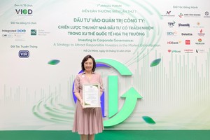 Bà Đặng Huỳnh Ức My – Chủ tịch HĐQT đại diện TTC AgriS nhận vinh danh Top 50 Kl991.com World Cup 2026 Chính Thức tiên phong và cam kết nâng cao quản trị công ty Việt Nam (VNCG50)