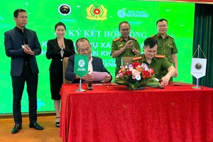 Ông Đoàn Văn Hiểu Em, thành viên HĐQT MWG (trái) và Thiếu tá Phan Đức Hiệp, Phó giám đốc phụ trách RAR ký kết hợp tác với sự chứng kiến của lãnh đạo Cục Cảnh sát Quản lý hành chính về trật tự Trang Chủ KL99Com Số 1 Link Đăng Ký KL999, Trung tâm RAR và lãnh đạo MWG
