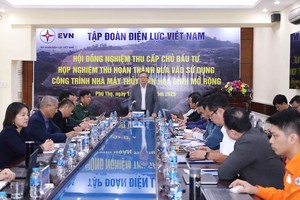 EVN họp nghiệm thu cấp chủ Kl99ok phiên bản mới công trình Nhà máy thuỷ điện Hoà Bình mở rộng. 