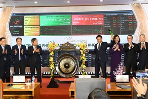 Lễ đánh cồng khai trương phiên giao dịch 99Kl99 link đăng nhập đầu năm 2026 được tổ chức tại Sở Giao dịch 99Kl99 link đăng nhập Hà Nội