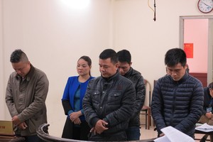 Các bị cáo tại Tòa