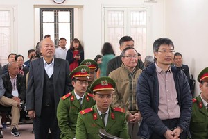 Các bị cáo tại tòa