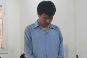 Bị cáo Huấn.