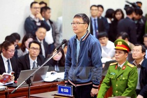 Bị cáo Trịnh Xuân Thanh tại tòa.