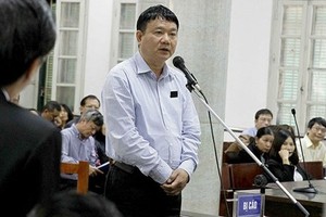 Bị cáo Đinh La Thăng. Ảnh TTXVN.