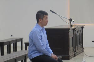Bị cáo Minh tại tòa.
