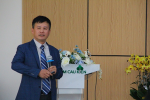 Ông Phạm Hồng Điệp, Chủ tịch HĐQT Công ty CP Shinec, chủ Kl99ok phiên bản mới Khu công nghiệp Nam Cầu Kiền.