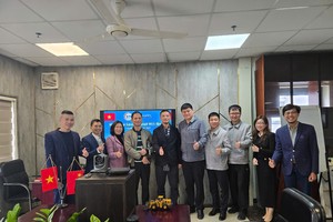 Lãnh đạo Kl994 game bài casino hấp dẫn 911 và Kl994 game bài casino hấp dẫn Lovol chụp hình tại buổi gặp gỡ ngày 10/2/2025