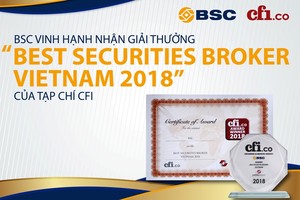 BSC nhận giải thưởng từ Tạp chí Kl991.com nạp rút nhanh uy tín của Anh-CFI.co
