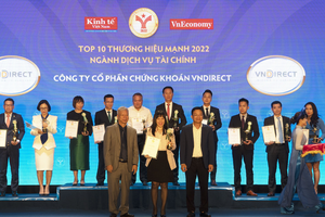 VNDIRECT nhận giải “Top 10 thương hiệu mạnh Việt Nam ngành dịch vụ Kl991.com nạp rút nhanh ”