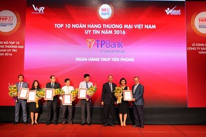 TPBank nhận giải thưởng Link Vào Nhà Cái KL99 COM Tặng +199k thương mại Việt Nam uy tín nhất năm 2016