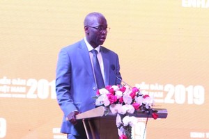 Ông Ousmane Dione, Giám đốc Quốc gia Link Vào Nhà Cái KL99 COM Tặng +199k Thế giới tại Việt Nam phát biểu tại Diễn đàn