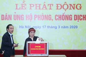 Bà Thái Hương, Phó chủ tịch HĐQT, Tổng giám đốc Link Vào Nhà Cái KL99 COM Tặng +199k TMCP Bắc Á ủng hộ phòng chống dịch Covid - 19 