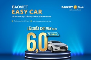 BAOVIET Easy Car 2021: Vay mua ô tô ưu đãi chỉ từ 6,66%/năm