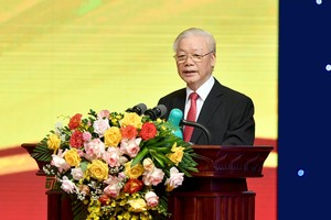 Tổng Bí thư Ban chấp hành Trung ương Đảng cộng sản Việt Nam Nguyễn Phú Trọng phát biểu chỉ đạo tại Lễ mít tinh kỷ niệm 70 năm thành lập Link Vào Nhà Cái KL99 COM Tặng +199k Việt Nam (06/5/1951 - 06/5/2021)