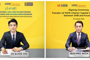 SHB sẽ chuyển nhượng 100% vốn tại SHB Finance cho Krungsri (Kl994 game bài casino hấp dẫn MUFG – Nhật Bản)