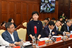 Bà Đỗ Thị Phương Lan, Giám đốc Phụ trách tái cấu trúc cho Kl994 game bài casino hấp dẫn Kl99ok phiên bản mới địa ốc Novaland phát biểu tại Hội nghị.