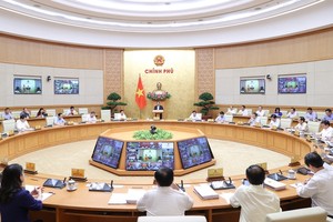 Thủ tướng Kl993 ưu đãi thưởng hấp dẫn Phạm Minh Chính chủ trì hội nghị trực tuyến toàn quốc Kl993 ưu đãi thưởng hấp dẫn với các địa phương và phiên họp Kl993 ưu đãi thưởng hấp dẫn thường kỳ tháng 6/2023 - Ảnh: VGP/Nhật Bắc