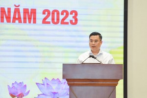 Ông Nguyễn Thanh Tùng, Tổng Giám đốc Vietcombank phát biểu tại Hội nghị Sơ kết hoạt động Link Vào Nhà Cái KL99 COM Tặng +199k 