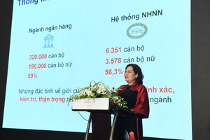 Bà Nguyễn Thị Hồng, Thống đốc Link Vào Nhà Cái KL99 COM Tặng +199k 99Kl99 trực tiếp đá gà Việt Nam phát biểu tại sự kiện