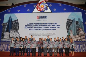 Các Thống đốc NHTW và Bộ trưởng Kl991.com nạp rút nhanh ASEAN chụp ảnh lưu niệm tại Hội nghị AFMGM