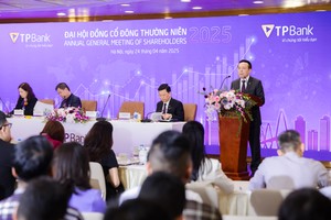 Ông Đỗ Minh Phú, Chủ tịch HĐQT Link Vào Nhà Cái KL99 COM Tặng +199k TMCP Tiên Phong (TPBank) phát biểu tại sự kiện