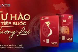 Thẻ tín dụng NCB Visa Platinum Tự Hào là phiên bản đặc biệt ra mắt vào những ngày đất nước kỷ niệm 80 năm Quốc Khánh