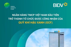BIDV: Link Vào Nhà Cái KL99 COM Tặng +199k Việt Nam đầu tiên trở thành Tổ chức được công nhận của Quỹ Khí hậu Xanh (GCF)