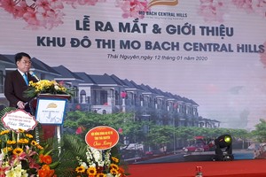 Chủ tịch HĐQT kiêm Tổng giám đốc Công ty cổ phần Kl99ok phiên bản mới xây dựng Thiên Lộc phát biểu tại buổi ra mắt dự án.