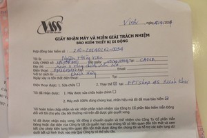 Vụ khách hàng tố VASS gây khó: Khách hàng đã được bồi thường Kl99kl phiên bản hoạt động