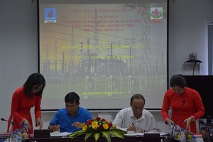 Đại diện 2 bên ký kết Hợp đồng cho Kl99kl phiên bản hoạt động dự án nhiệt điện Sông Hậu

 