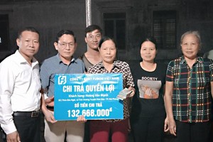 Một khách hàng được Fubon Life Việt Nam chi trả Kl99kl phiên bản hoạt động hơn 130 triệu đồng 