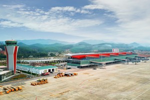 Cảng hàng không quốc tế Vân Đồn (tỉnh Quảng Ninh), một công trình được xây dựng theo hình thức PPP 