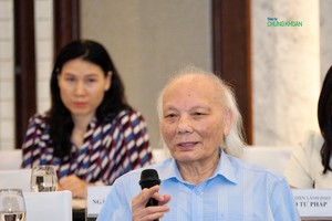 GS.TSKH Nguyễn Mại phát biểu tại Hội nghị (Ảnh: M.Minh)