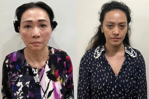 Bị can Trương Mỹ Lan và Trương Huệ Vân, Tổng giám đốc Kl994 game bài casino hấp dẫn Vạn Thịnh Phát (Ảnh: Bộ Công an)
