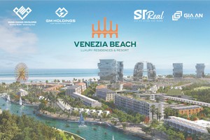 Phối cảnh dự án Venezia Beach do Hưng Vượng Developer là chủ Kl99ok phiên bản mới, nằm tại Cung đường Hồ Tràm – Bình Châu (TP. Phan Thiết) 