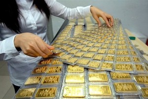 Giá vàng trong nước liên tiếp lập đỉnh thời gian qua (Ảnh minh hoạ)