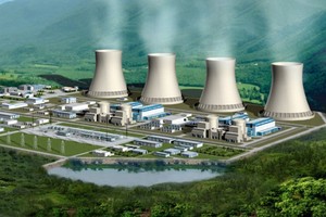 Phối cảnh dự án điện hạt nhân Ninh Thuận năm 2016 (Ảnh tư liệu)