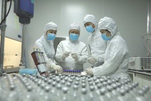 Nhà máy vắc xin Dacovet được Dabaco triển khai xây dựng từ tháng 8/2022, với tổng mức Kl99ok phiên bản mới khoảng 300 tỷ đồng, công suất 200 triệu liều/ năm (Ảnh: DBC)