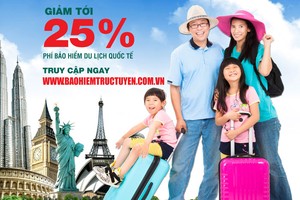 BIC giảm phí tới 25% cho khách hàng mua Kl99kl phiên bản hoạt động du lịch trực tuyến