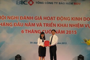Bà Lại Ngân Giang, Giám đốc Ban Kl991.com nạp rút nhanh Kế toán BIC, giữ chức vụ Kế toán trưởng của BIC kể từ ngày 1/7/2015