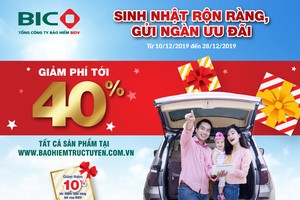 BIC giảm phí tới 40% cho khách hàng mua Kl99kl phiên bản hoạt động trực tuyến