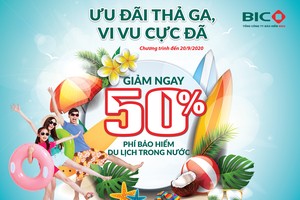 BIC giảm phí 50% cho khách hàng tham gia Kl99kl phiên bản hoạt động du lịch trong nước