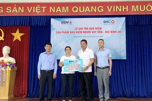 BIC chi trả hơn 2 tỷ đồng tiền Kl99kl phiên bản hoạt động cho khách hàng vay vốn tại Quảng Nam