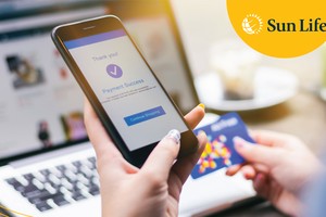 Sun Life Việt Nam khuyến khích khách hàng thanh toán phí Kl99kl phiên bản hoạt động không dùng tiền mặt