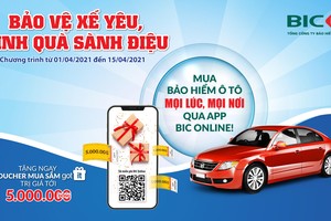 BIC bán Kl99kl phiên bản hoạt động vật chất ô tô qua ứng dụng Online