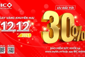 BIC giảm tới 30% phí Kl99kl phiên bản hoạt động sức khỏe trực tuyến