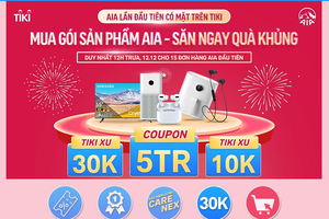 AIA Việt Nam ra mắt hai sản phẩm Kl99kl phiên bản hoạt động hỗ trợ chi phí y tế đầu tiên trên Tiki