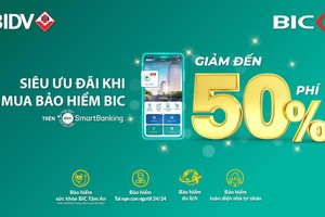 Ưu đãi tới 50% khi mua Kl99kl phiên bản hoạt động BIC qua ứng dụng BIDV SmartBanking