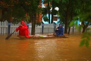 Thiên tai lũ lụt miền Trung năm 2020 Ảnh Lê Toàn